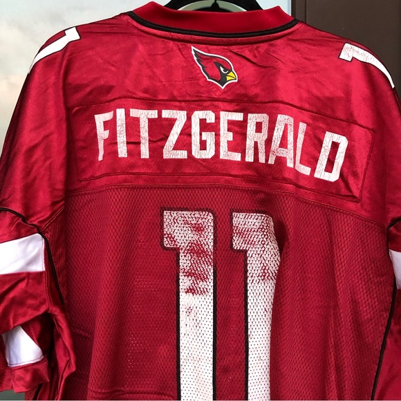 NFL Equipment by Reebok Vintage Larry Fitzgerald Cardinals Football Jersey XXL - Picture 8 of 12
